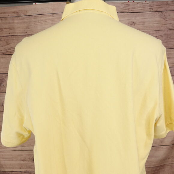 DANIEL CREMIEUX CLASSICS YELLOW SHORT SLEEVE POLO SHIRT MENS SIZE L - Picture 6 of 8
